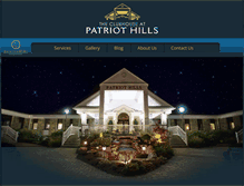 Tablet Screenshot of patriothillsny.com